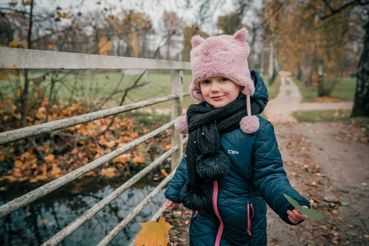 dcera portrétní fotka