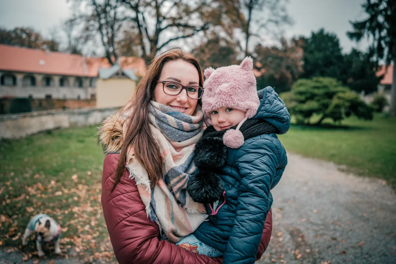 dcera a maminka portrét v Přerově