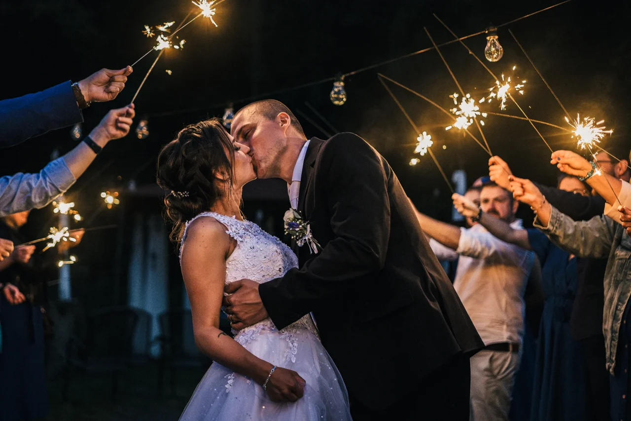 prskavky s novomanželi