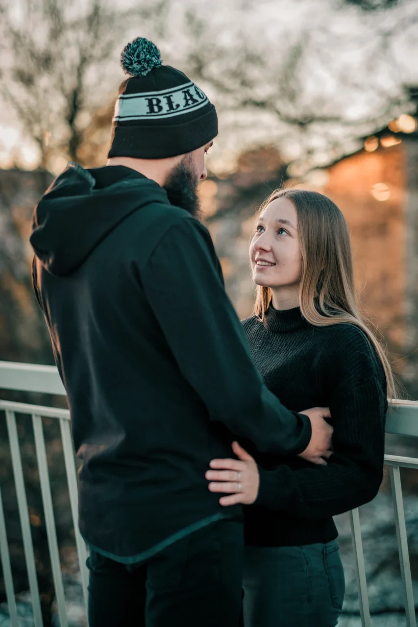 společná fotka na mostě